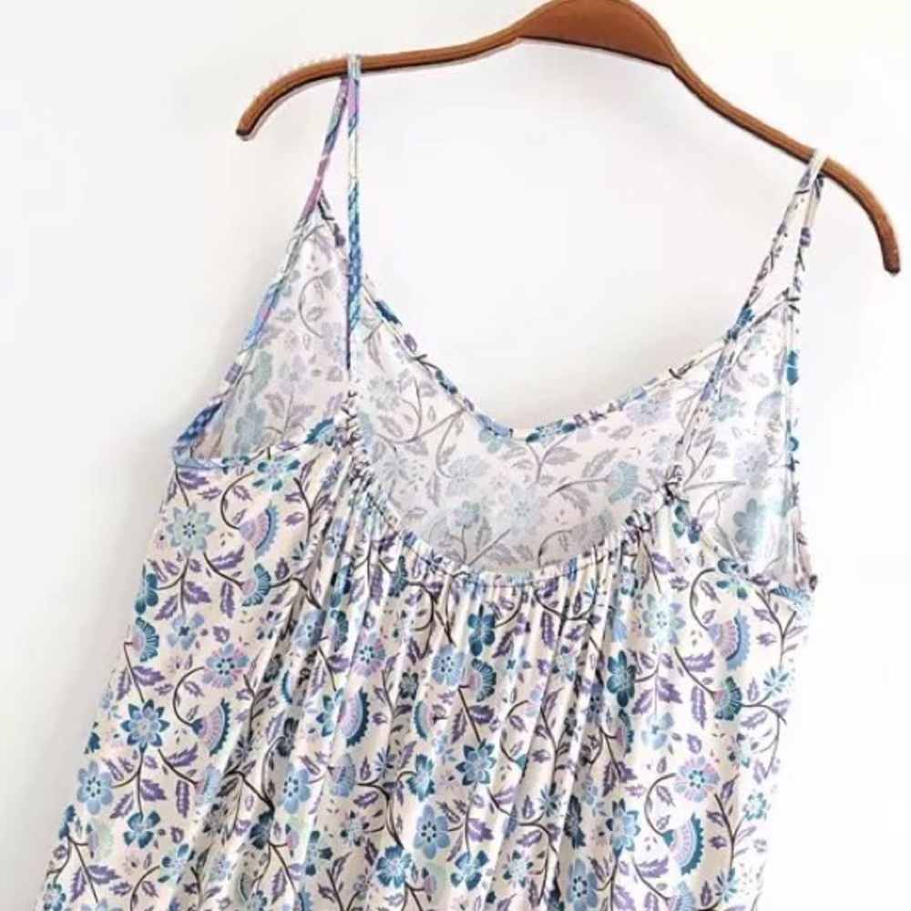 RESTOCKING🎉Western Chic Boho Floral Sun Dress - Picture 2 of 12
